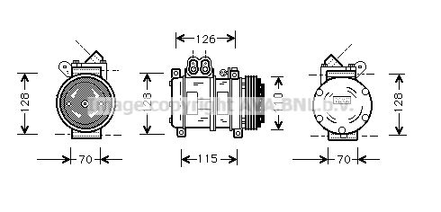 AVA QUALITY COOLING Kompresors, Gaisa kond. sistēma BWK229